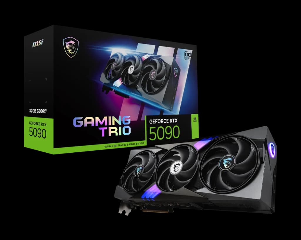 MSI GeForce RTX 5090 GAMING TRIO OC 32GB GDDR7 Graphics Card