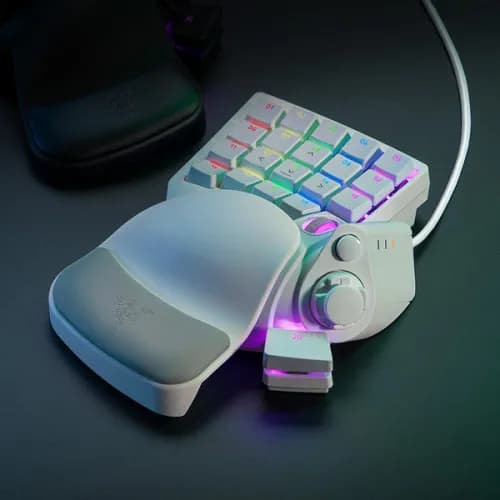 Razer Tartarus Pro Mechanical Gaming Keypad With Analog Optical Switches (Mercury White) hover view