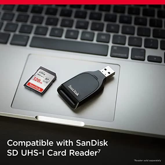 SanDisk 128GB Ultra SDXC UHS-I Memory Card - Up to 140MB/s, C10, U1, Full HD, SD Card hover view