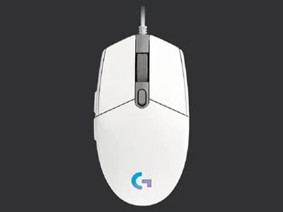 Logitech G102 Lightsync RGB Gaming Mouse, White