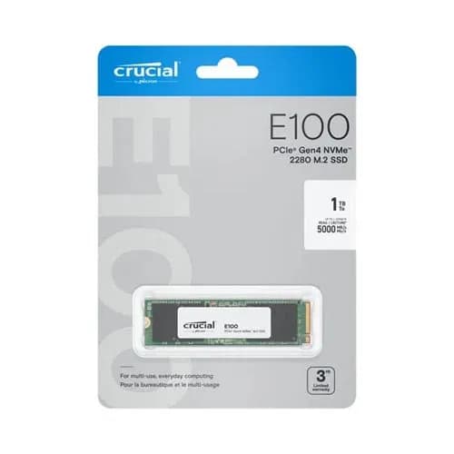 Crucial E100 1TB NVMe Gen4 SSD