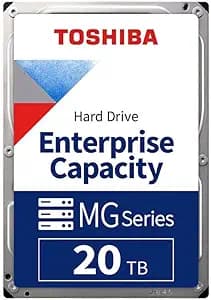 Toshiba 20TB MG10 Series 7200 rpm SATA III 3.5" Internal Hard Drive