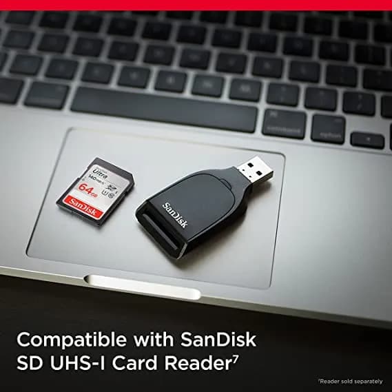 SanDisk 64GB Ultra SDXC UHS-I Memory Card - Up to 140MB/s, C10, U1, Full HD, SD Card hover view