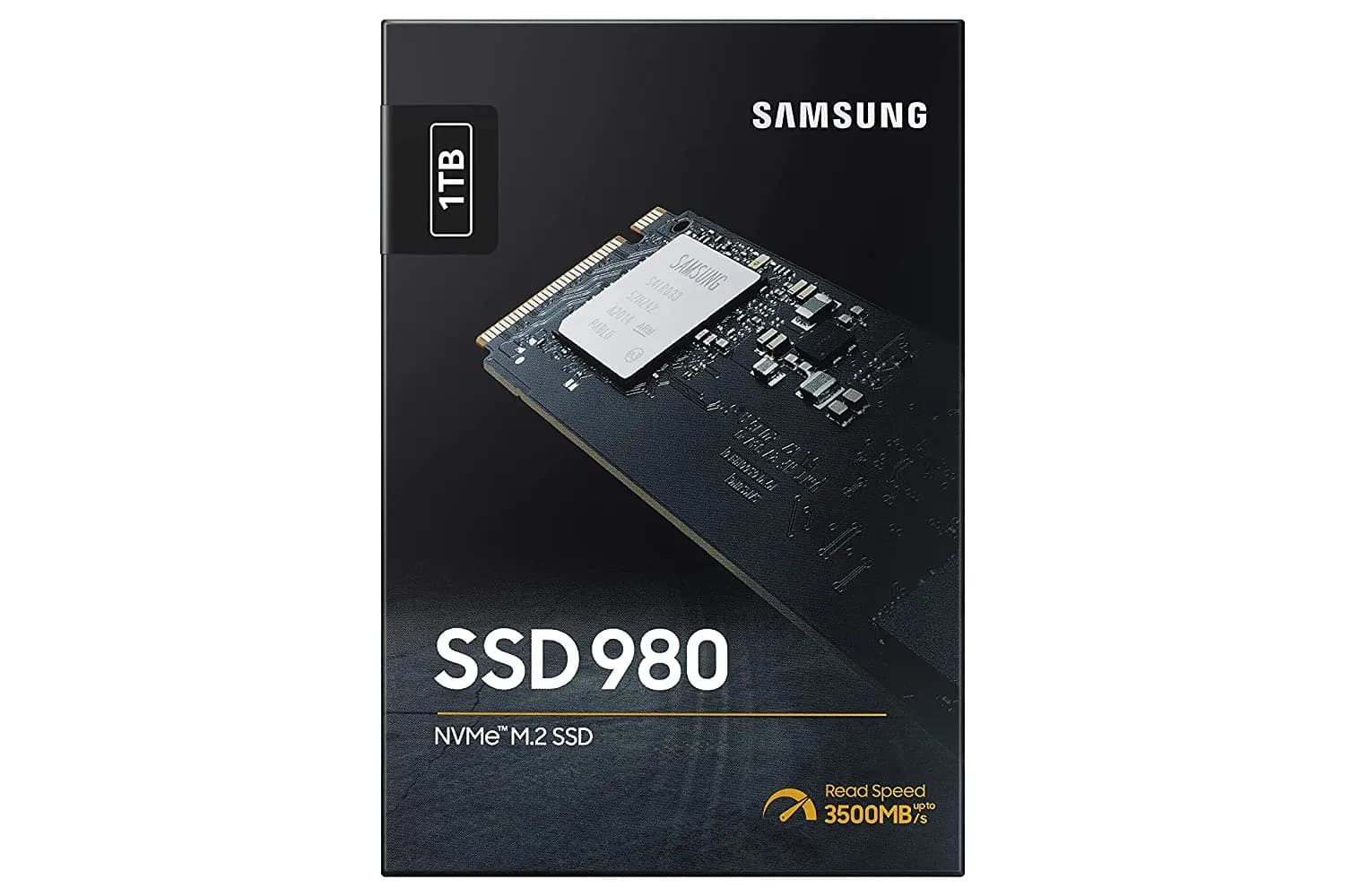 Samsung 980 1TB Up to 3,500 MB/s PCIe 3.0 NVMe M.2 (2280) Internal Solid State Drive (SSD) (MZ-V8V1T0) hover view