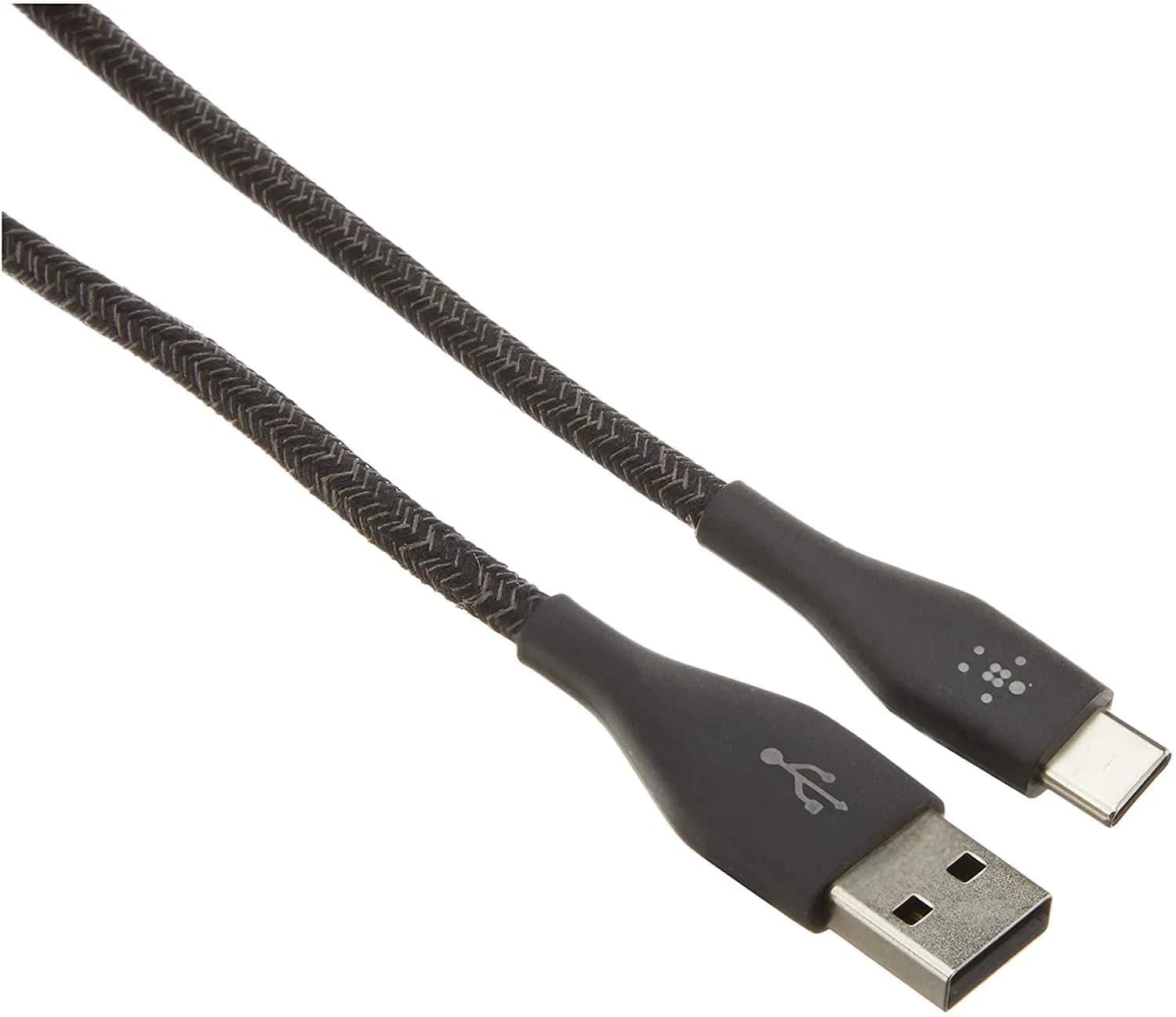 Belkin DuraTek Plus USB-C to USB-A Cable with Strap (Ultra-Strong USB to USB-C Cable/USB Type-C), 10ft/3m,Black