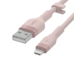 Belkin BOOST CHARGE Flex USB-A Cable with Lightning Connector - Pink