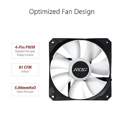 ASUS ROG Strix LC II 360 ARGB All-in-one Liquid CPU Cooler hover view