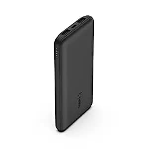 Belkin 10000 mAh Slim Power Bank with 1 USB-C and 2 USB-A Ports to Charge 3 Devices