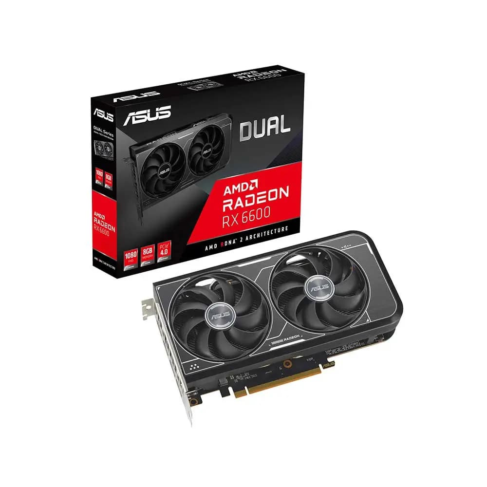 ASUS Dual Radeon® RX 6600 V3 8Gb GDDR6 Graphics Card
