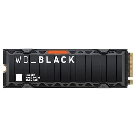 Western Digital Black 1TB SN850X NVMe Gen 4 Internal Gaming SSD With Heatsink
