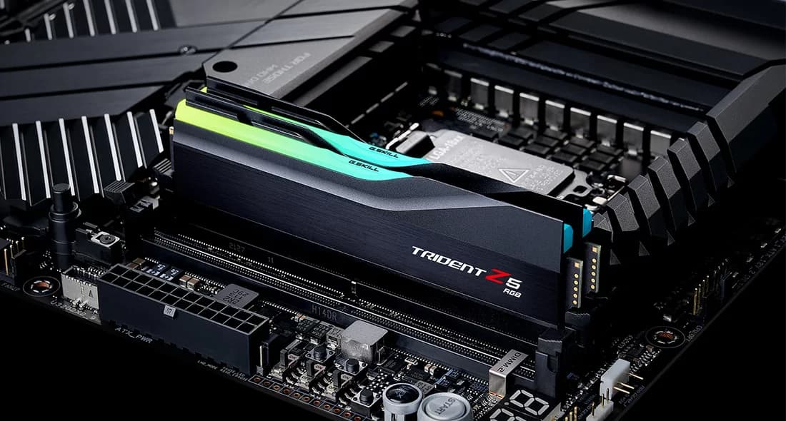 G.SKILL Trident Z5 RGB DDR5-6600 CL34-40-40-105 1.40V 32GB (2x16GB) hover view