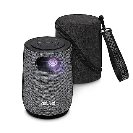 ASUS ZenBeam Latte L1 Portable LED Projector – 300 Lumens, 720p, Sound by Harman Kardon, 10 W Bluetooth® Speaker, 3-hour Video Playback, Wireless Projection, Built-in Battery, USB Type-A, HDM