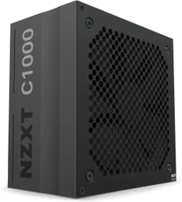 NZXT C1000 PSU (2022) - PA-0G1BB-US - 1000 Watt PSU - 80+ Gold Certified - Fully Modular - Sleeved Cables - ATX Gaming Power Supply