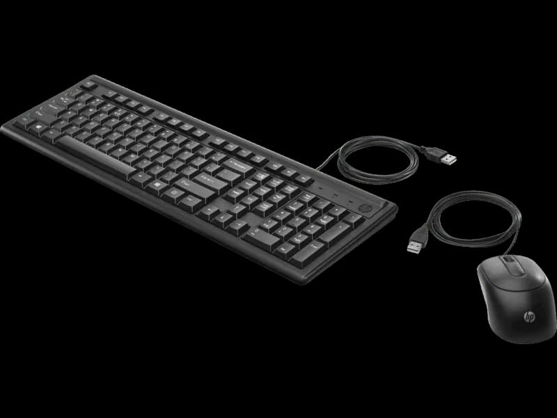 HP Wired Keyboard and Mouse 160 (6HD76AA) hover view