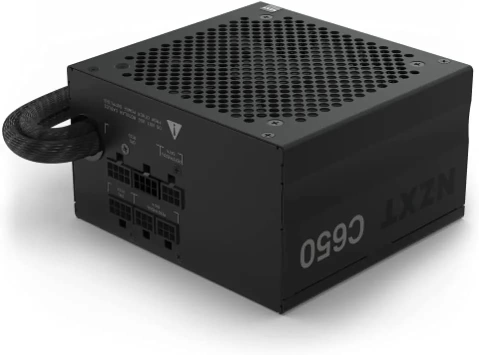 NZXT C650 Bronze - PA-6B1BB-US - 650 Watt PSU - 80 Plus Bronze Certified - DC-DC Technology - Semi Modular Design - Sleeved Cables - ATX Gaming Power Supply hover view