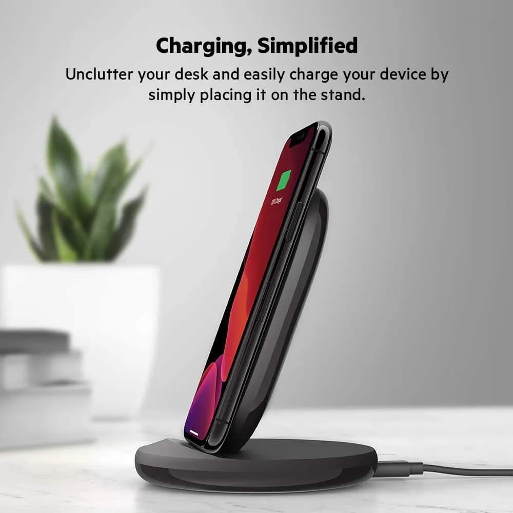 Belkin BoostCharge Qi(15W) Wireless Charging Stand 15W hover view