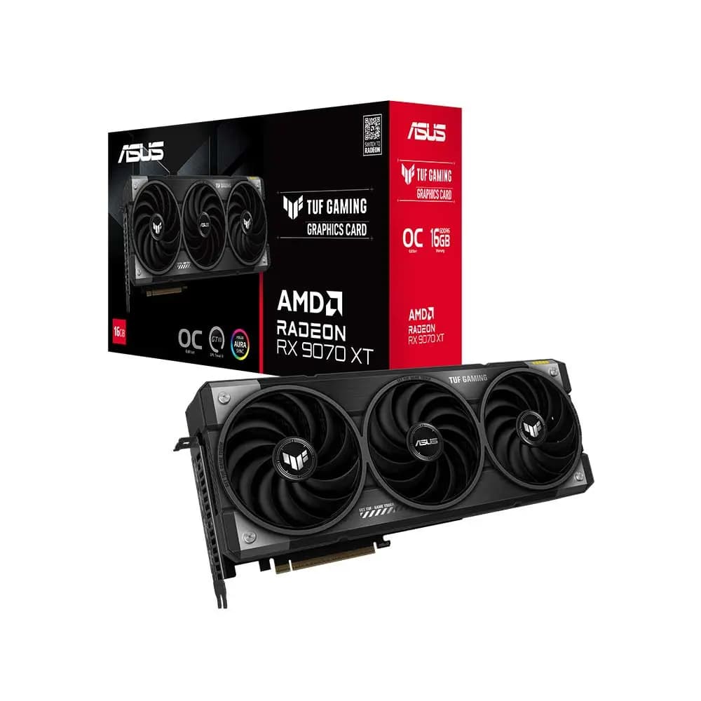 Asus Tuf Gaming Radeon® RX 9070 XT OC Edition 16GB GDDR6 Graphics Card