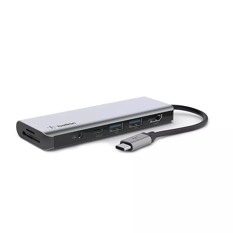 Belkin Connect USB-C 7-In-1 Multiport Hub Adaptor