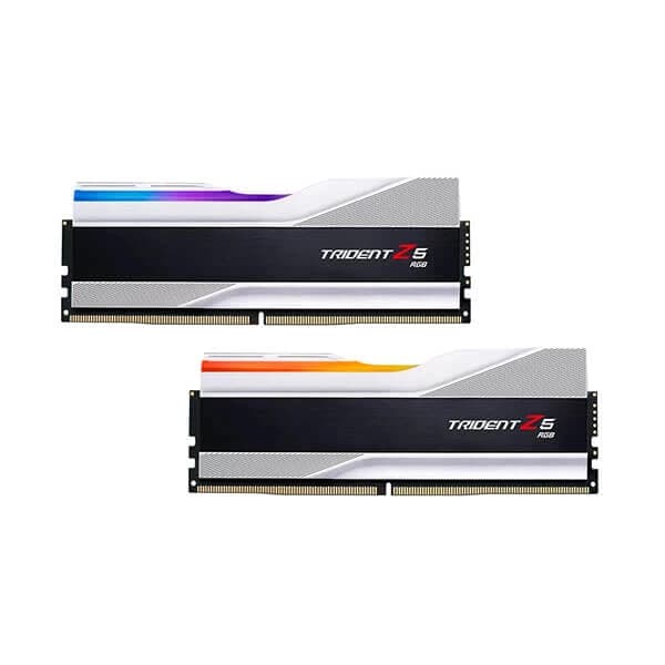 G.Skill Trident Z5 RGB 64GB (32GBx2) DDR5 6000MHz Desktop RAM (Metallic Silver) hover view