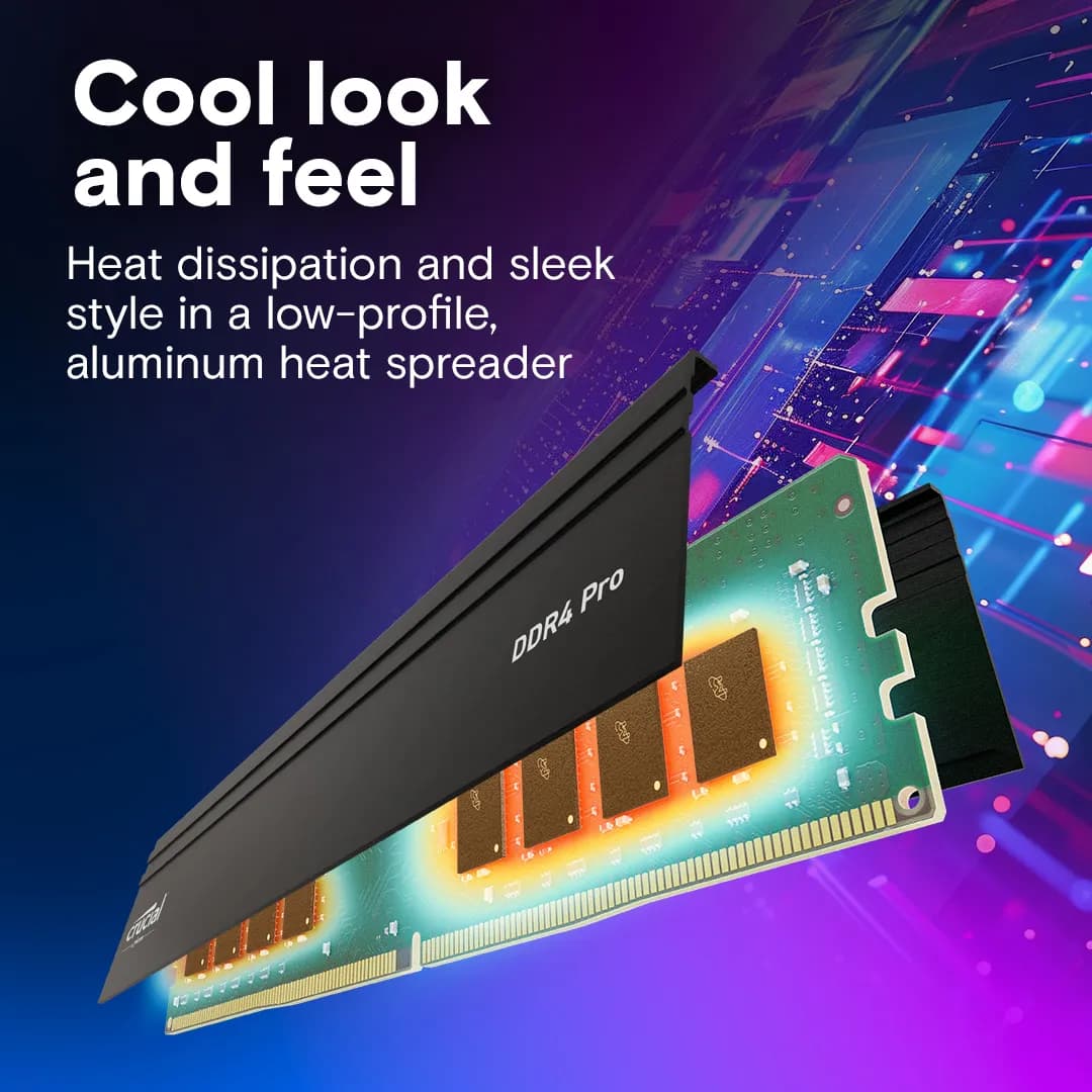 Crucial Pro 32GB DDR4-3200 UDIMM RAM hover view