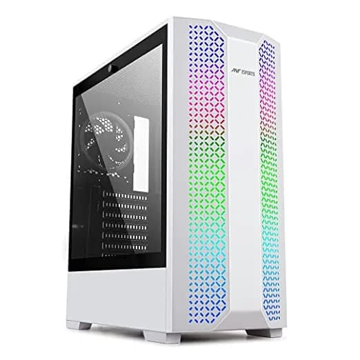 Ant Esports ICE-280 TGW Computer Chassis (White color cabinet )