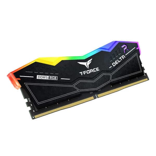 TeamGroup T-Force Delta RGB 64GB (32GBx2) DDR5 5600MHz Ram (Black) hover view