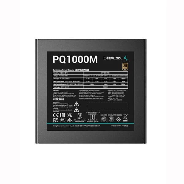 DeepCool PQ1000M 80 Plus Gold SMPS hover view