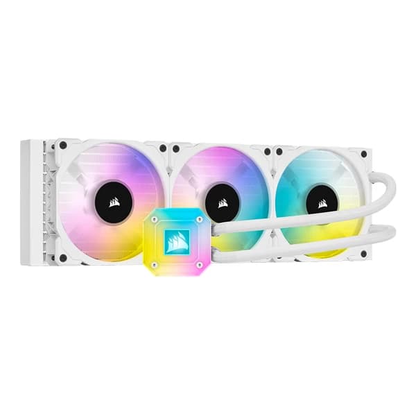 Corsair ICUE H150i Elite Capellix CPU Liquid Cooler (White)