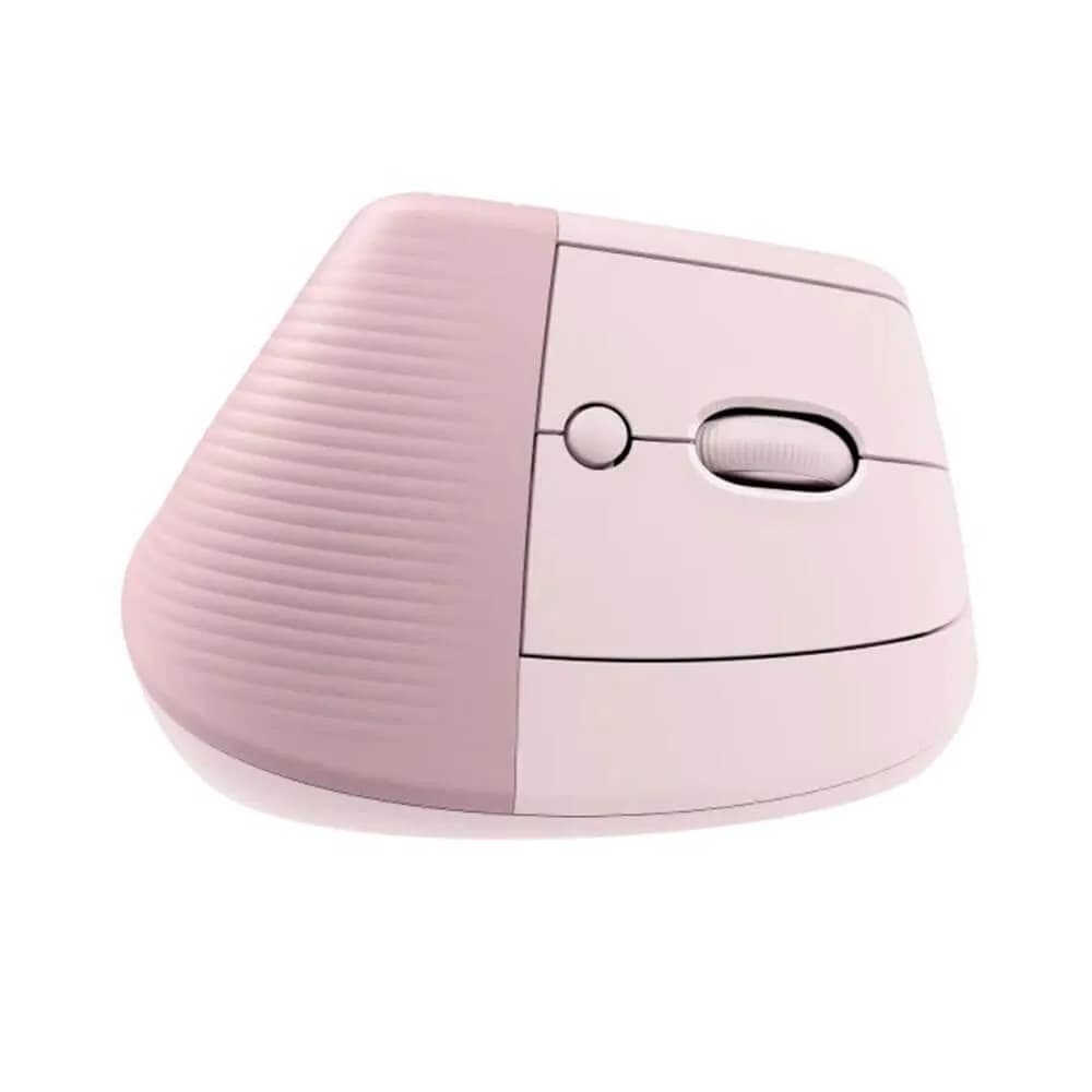 Logitech Lift Vertical Ergonomic Wireless Mouse Rose hover view