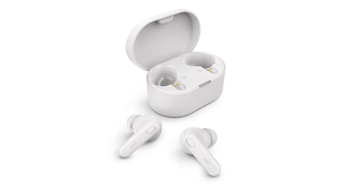 Philips TAT1108WT/00 Wireless EARBUDS - White hover view