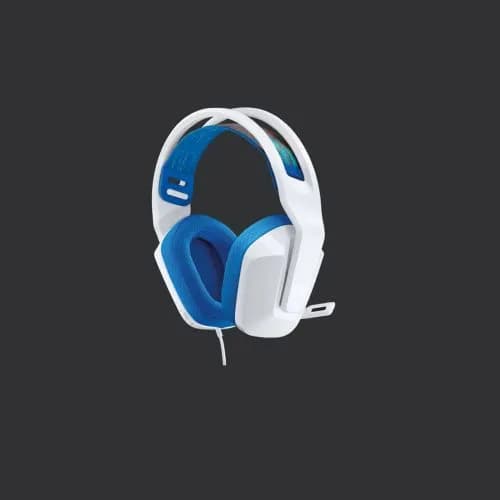 Logitech G335 Wired Gaming Headset White hover view