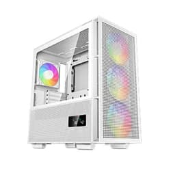 DEEPCOOL CH560 DIGITAL WH MESH ARGB E-ATX MID TOWER CABINET WHITE