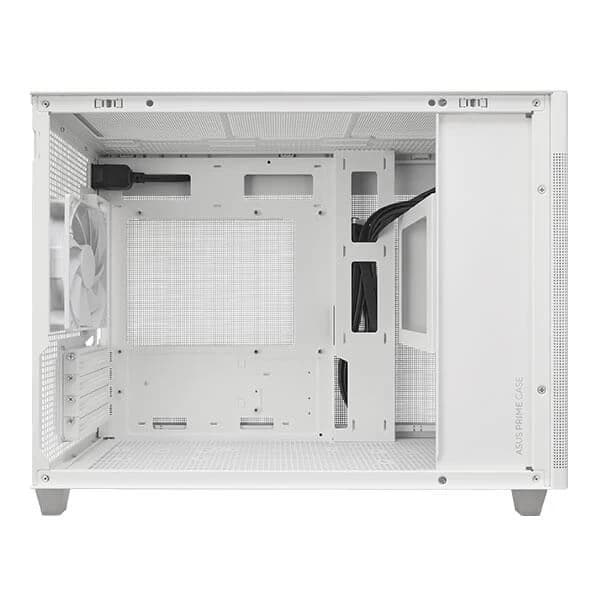 ASUS Prime AP201 (M-ATX) Mini Tower Cabinet (White) hover view