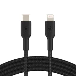 Belkin 3ft USB-C to Lightning Cable Apple MFi-Certified iPhone 3' Black