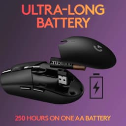 Logitech G305 Lightspeed Wireless Gaming Mouse Black - Image 3