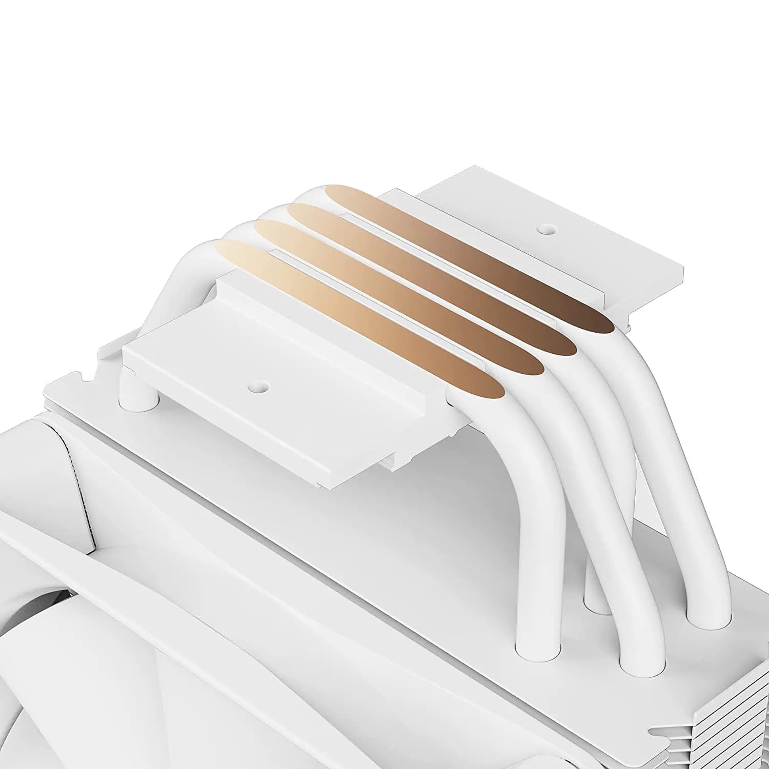 NZXT T120 RGB CPU Air Cooler - RC-TR120-W1 - CPU Liquid Cooler - Conductive Copper Pipes - Fluid Dynamic Bearings - AMD and Intel® Compatibility - White hover view