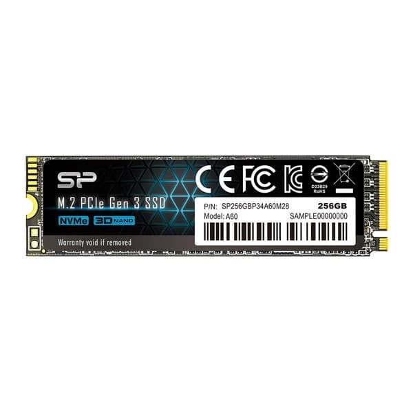 Silicon Power P34A60 256B M.2 NVMe Internal SSD