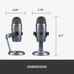 Logitech Blue Yeti Nano Premium USB Mic Shadow Grey