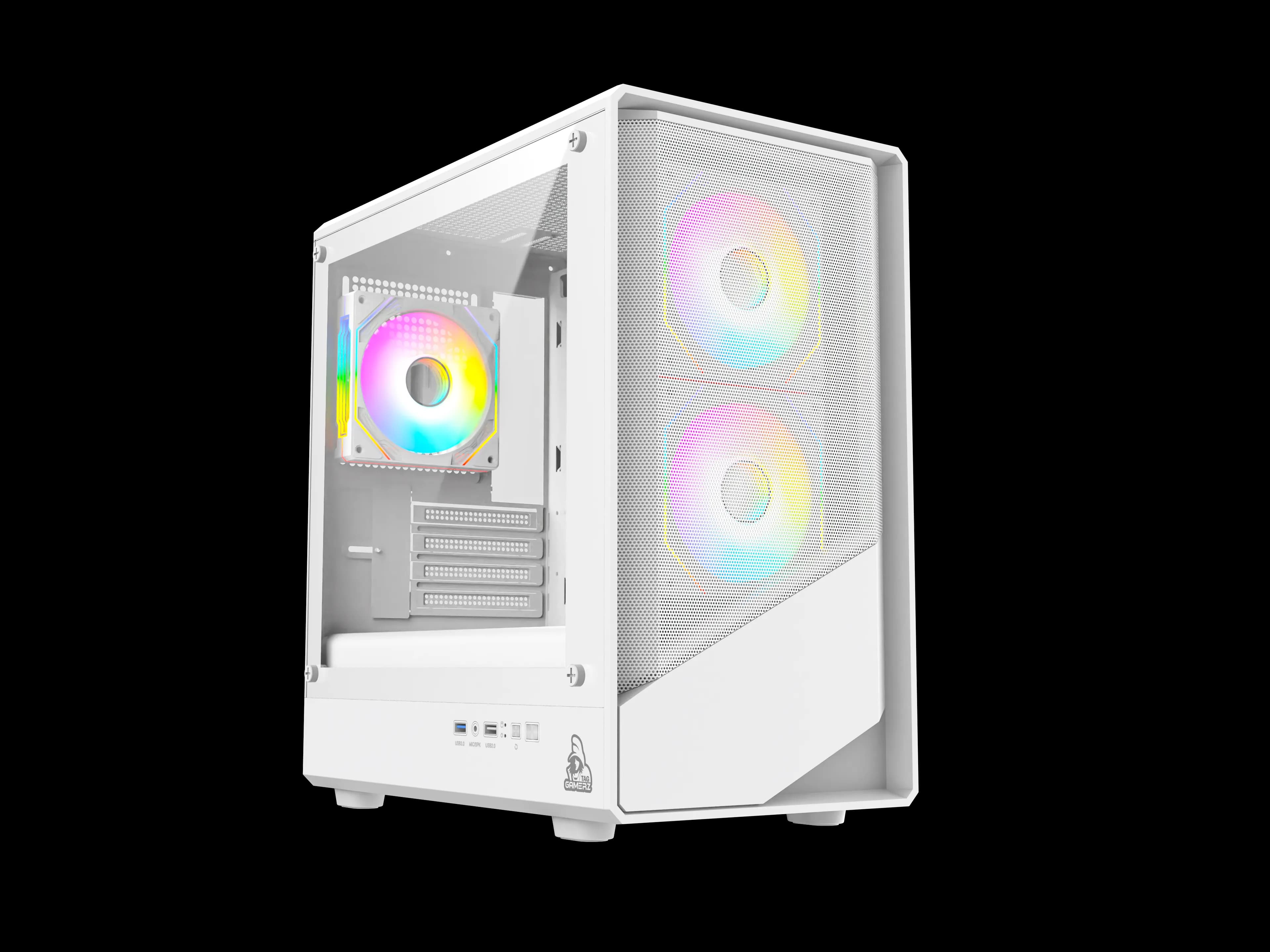 TAG STARLIGHT M-ATX MID TOWER PC CASE (WHITE)