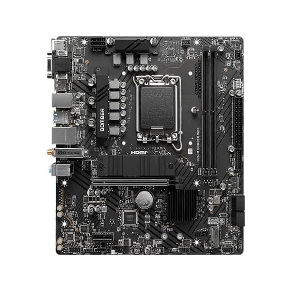 MSI B760M Bomber WIFI Motherboard hover view