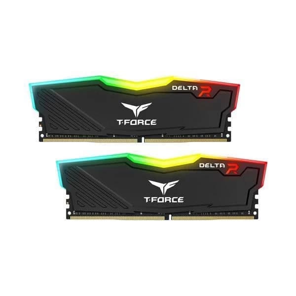 TeamGroup T-Force Delta RGB 16GB (8GBx2) DDR4 3600MHz Black hover view