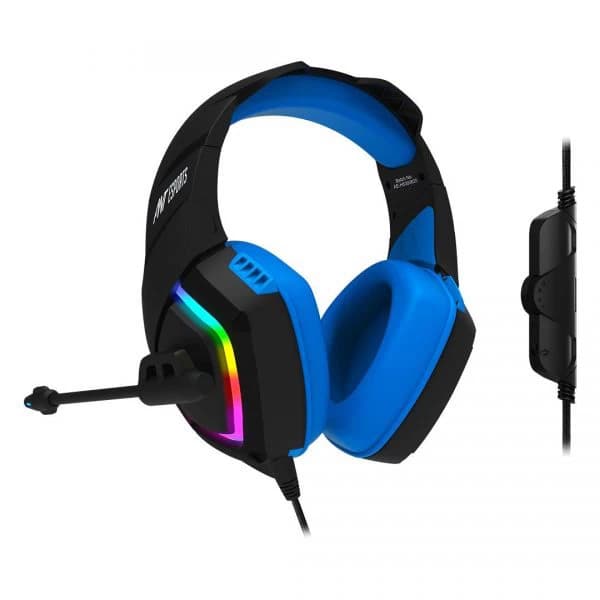 Ant Esports H530 Multi Platform Pro RGB Gaming Headset (Black-Blue) hover view