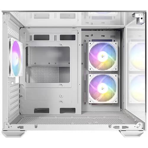ANTEC CX600M Trio ARGB WHITE MINI TOWER CABINET hover view