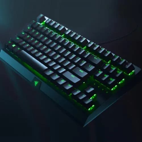 Razer BlackWidow V3 Tenkeyless Mechanical Gaming Keyboard Green Switches hover view