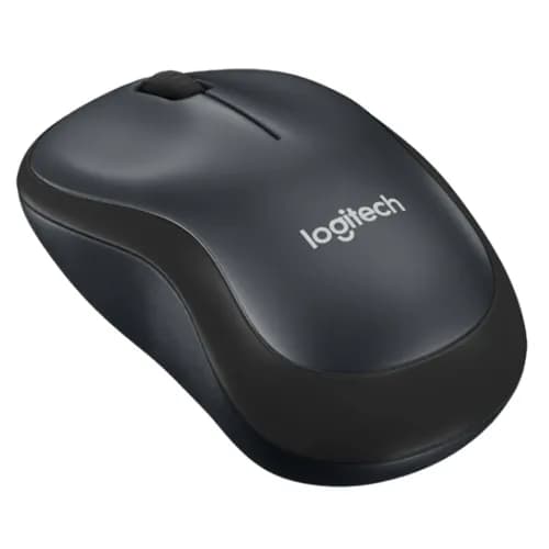 Logitech M221 Charcoal BLACK Wireless Mouse, 910-004882 hover view