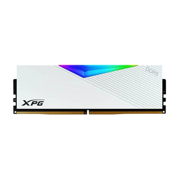 Adata XPG Lancer RGB Series 16GB (16GBx1) DDR5 6000MHz Desktop RAM (White)