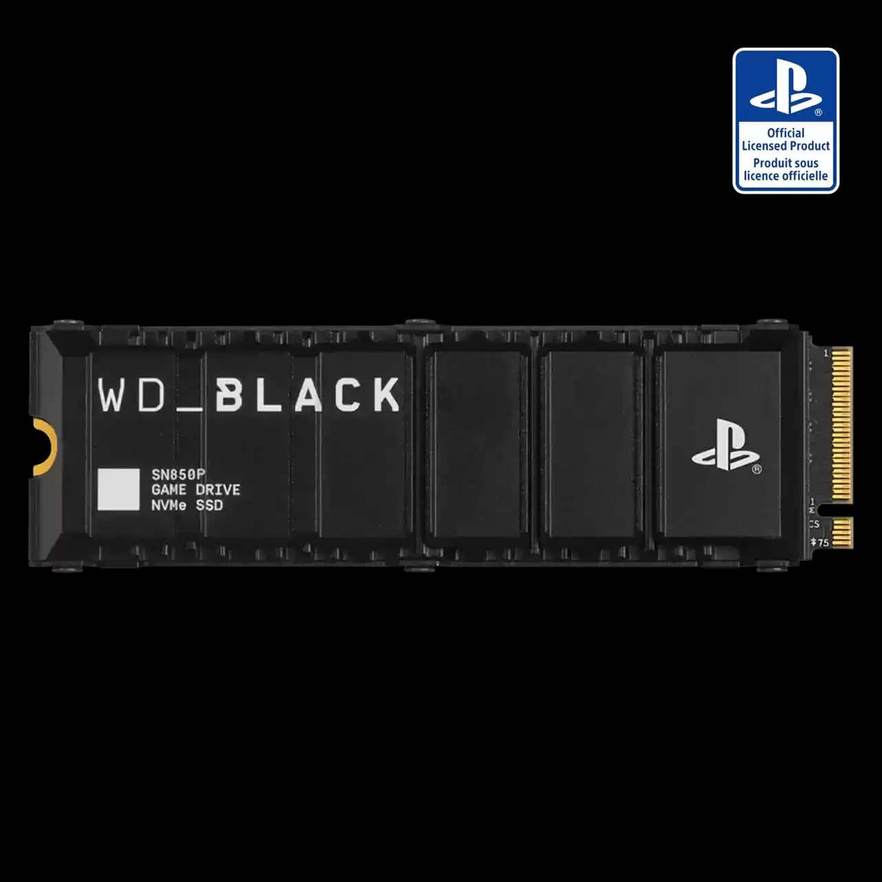 WD BLACK SN850P NVMe SSD for PS5 consoles - 1TB hover view
