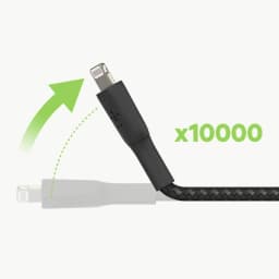 Belkin Braided USB-C to Lightning MFi-Certified Cable-6.5ft/2M-Black