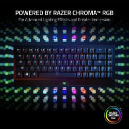 Razer BlackWidow V3 Mini HyperSpeed - Green Switch - Wireless 65% Mechanical Gaming Keyboard