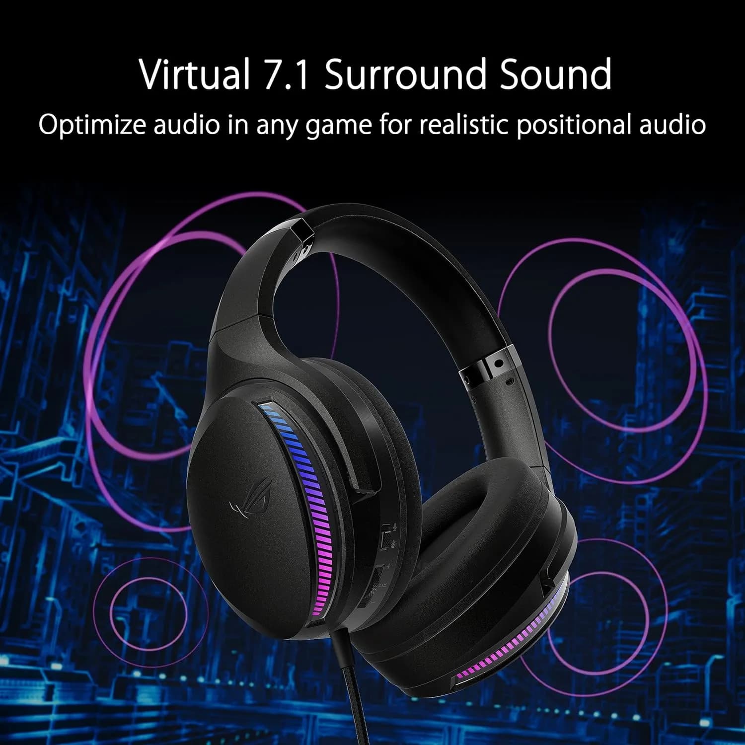 ASUS ROG Fusion II 300 Gaming Headset hover view